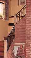Gothic style balustrade and staircase Gothic style balustrade and staircase