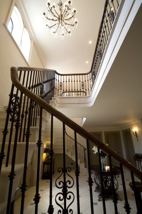 Traditional Ornate Iron Stair Railings & Balustrade