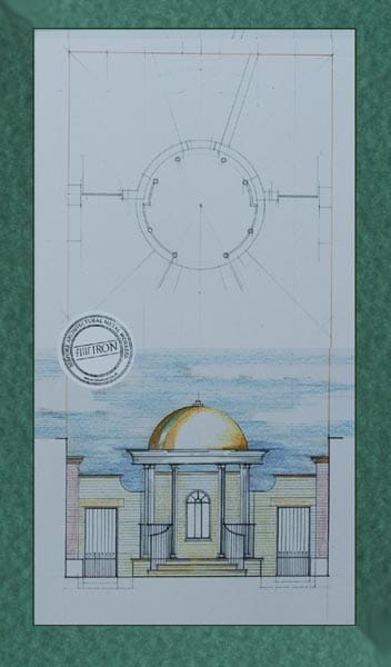 A design for an outdoor room gazebo