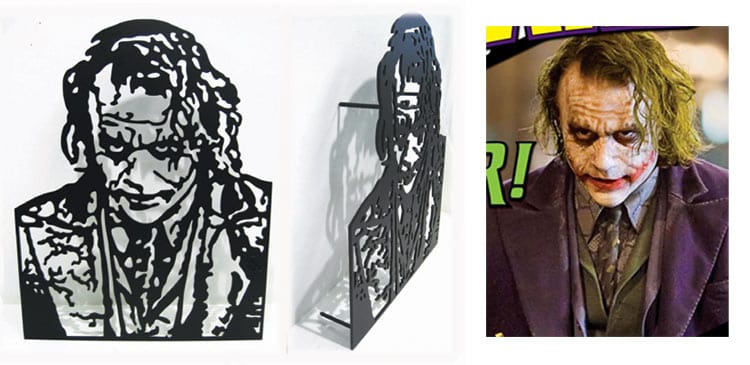 Laser Cut Portraiture in Steel