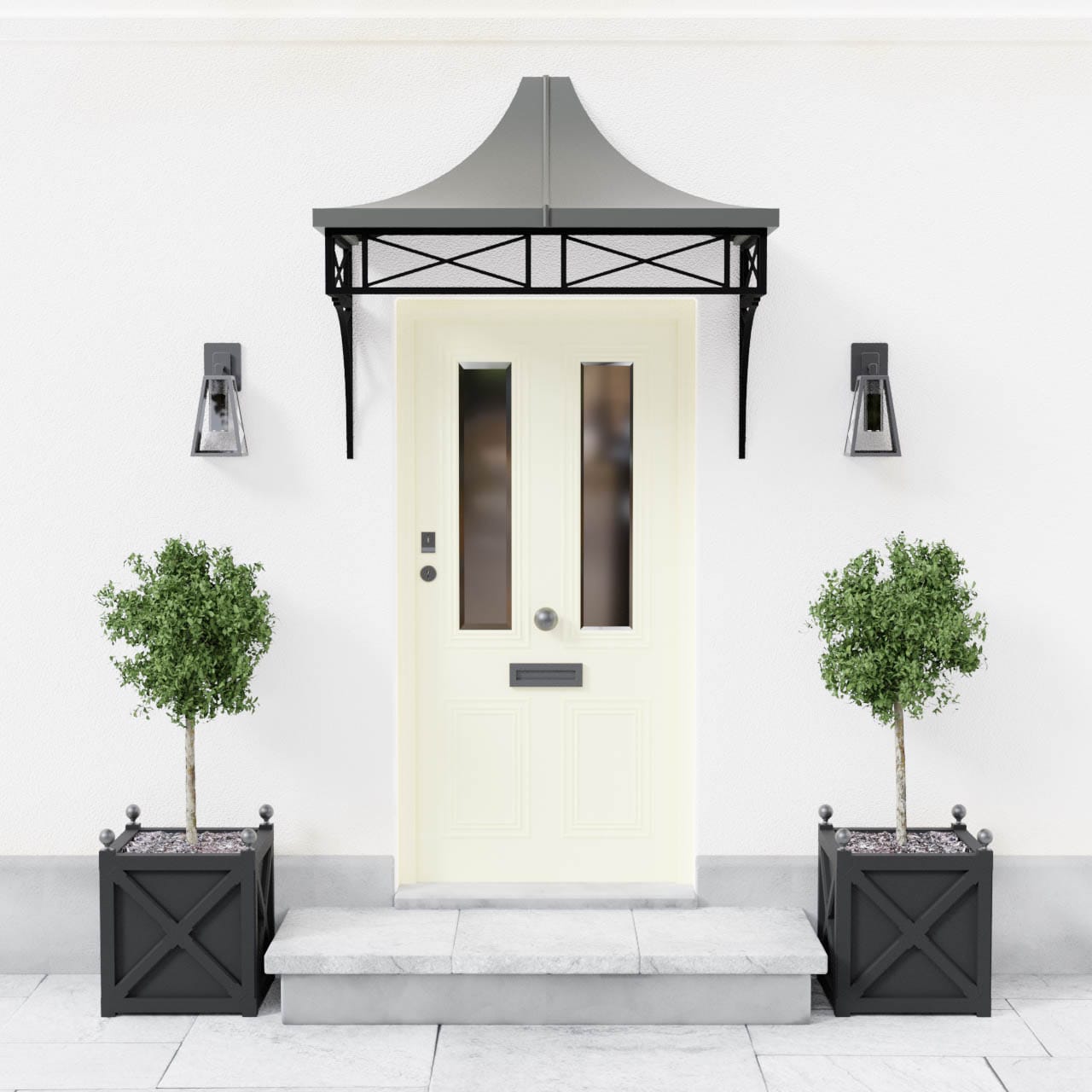 Cambridge Metal Entrance Door Canopy Cambridge Metal Entrance Door Canopy