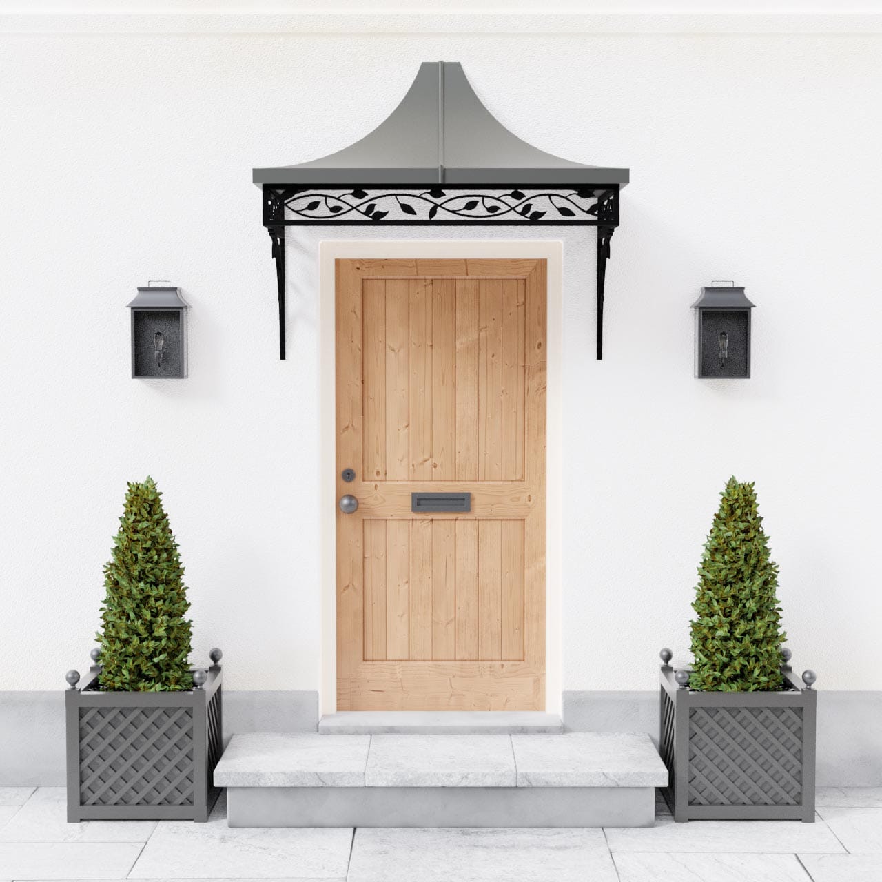 Roseleaf Metal Entrance Door Canopy Roseleaf Metal Entrance Door Canopy