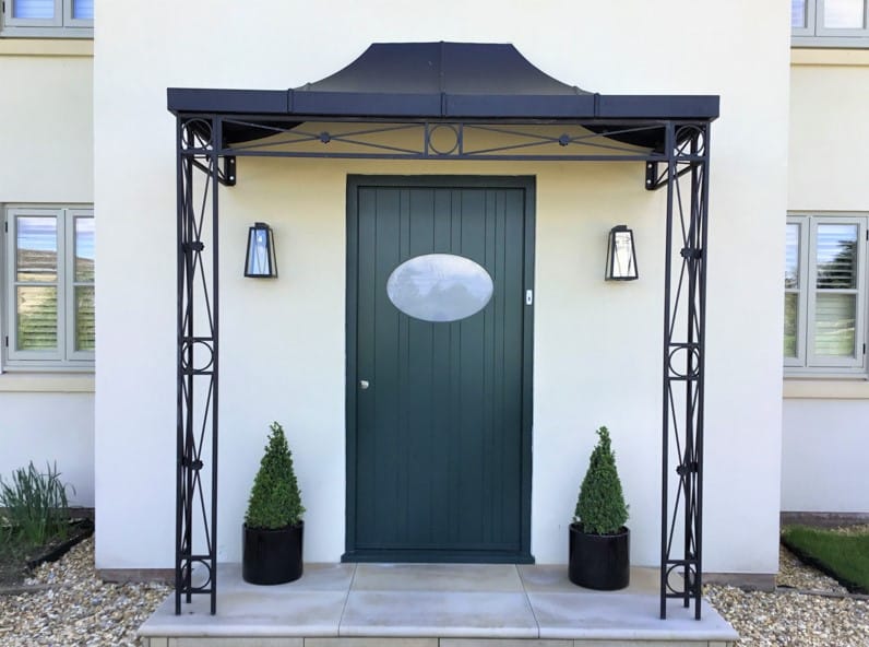 Deco Porch with Complete Rolled Roof
