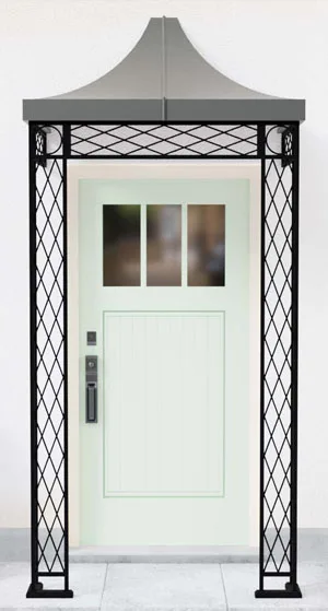 Treillage porch design