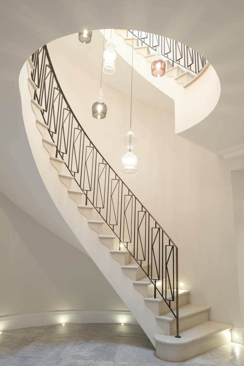 Fine Iron Metal Balustrades Metal Staircase