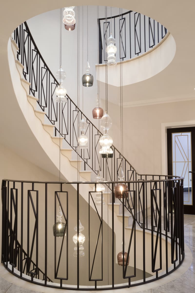 Metal Balustrades - Fineiron Duck & Rice Metal Staircase
