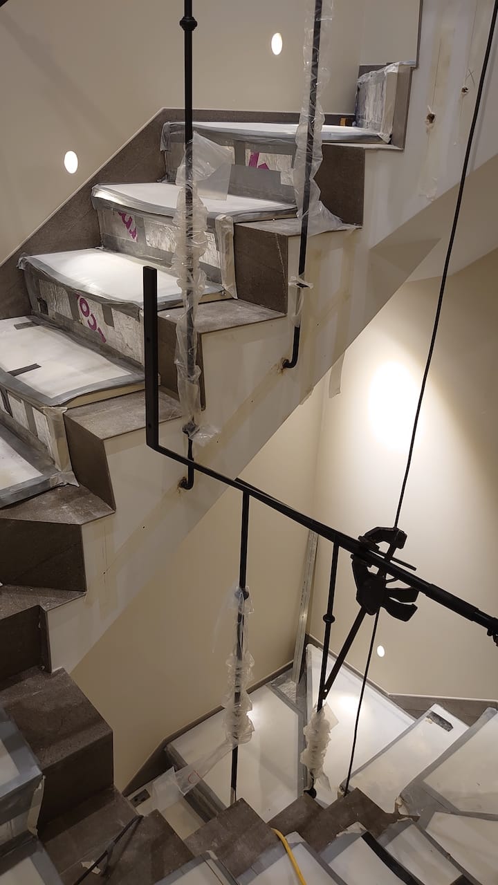DSC_2576 Rear staircase balustrade for large new build 8