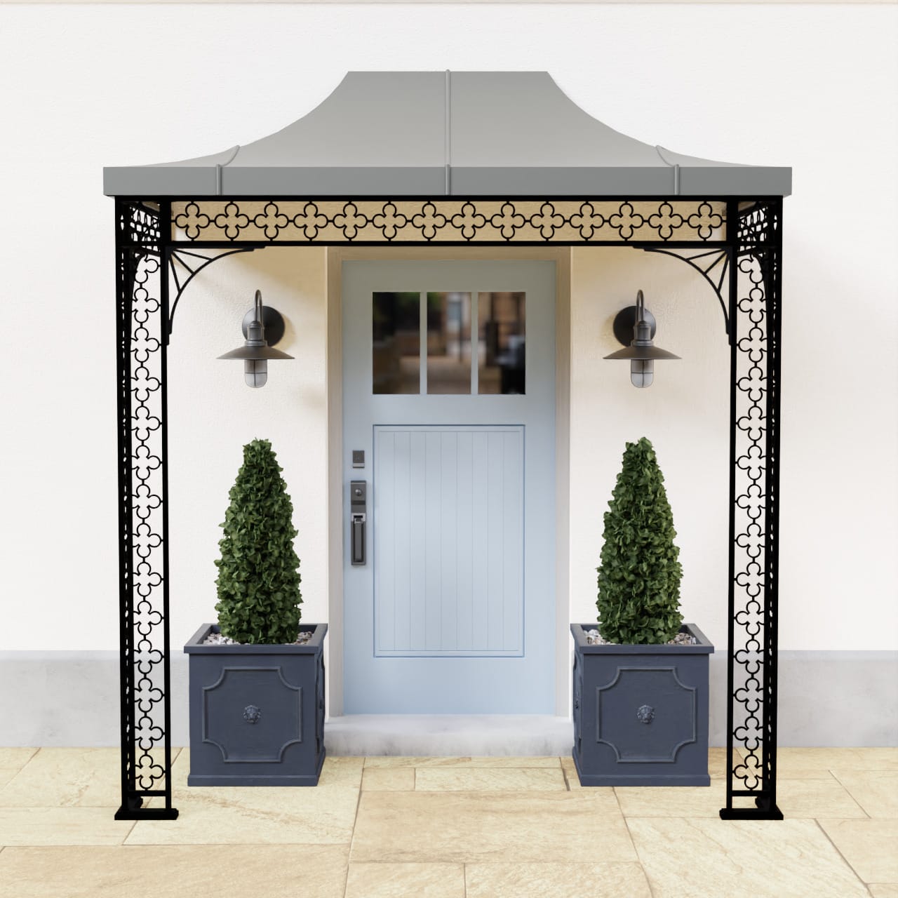 Quatrefoil Double - Front