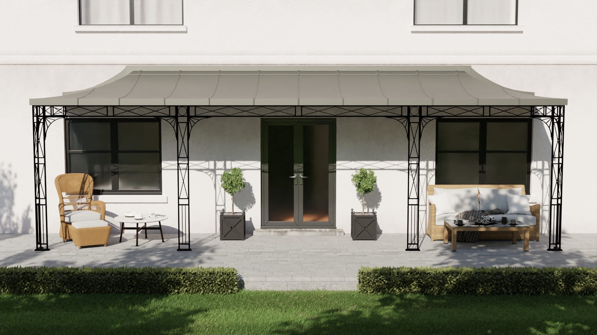 Cambridge Metal Veranda Front