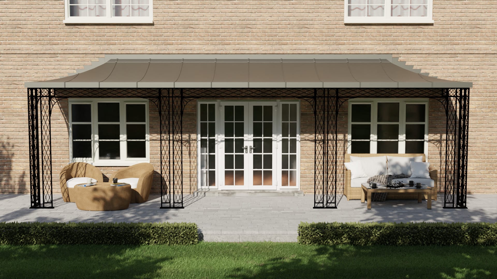Double Treillage Veranda Front