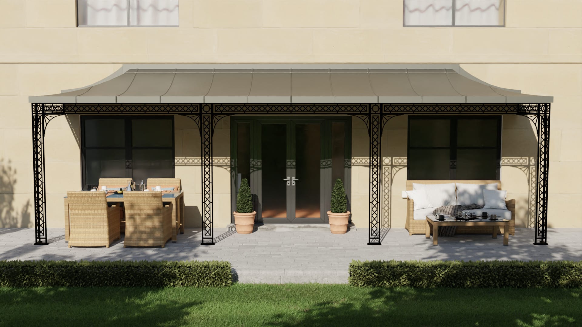 Georgian Veranda Front