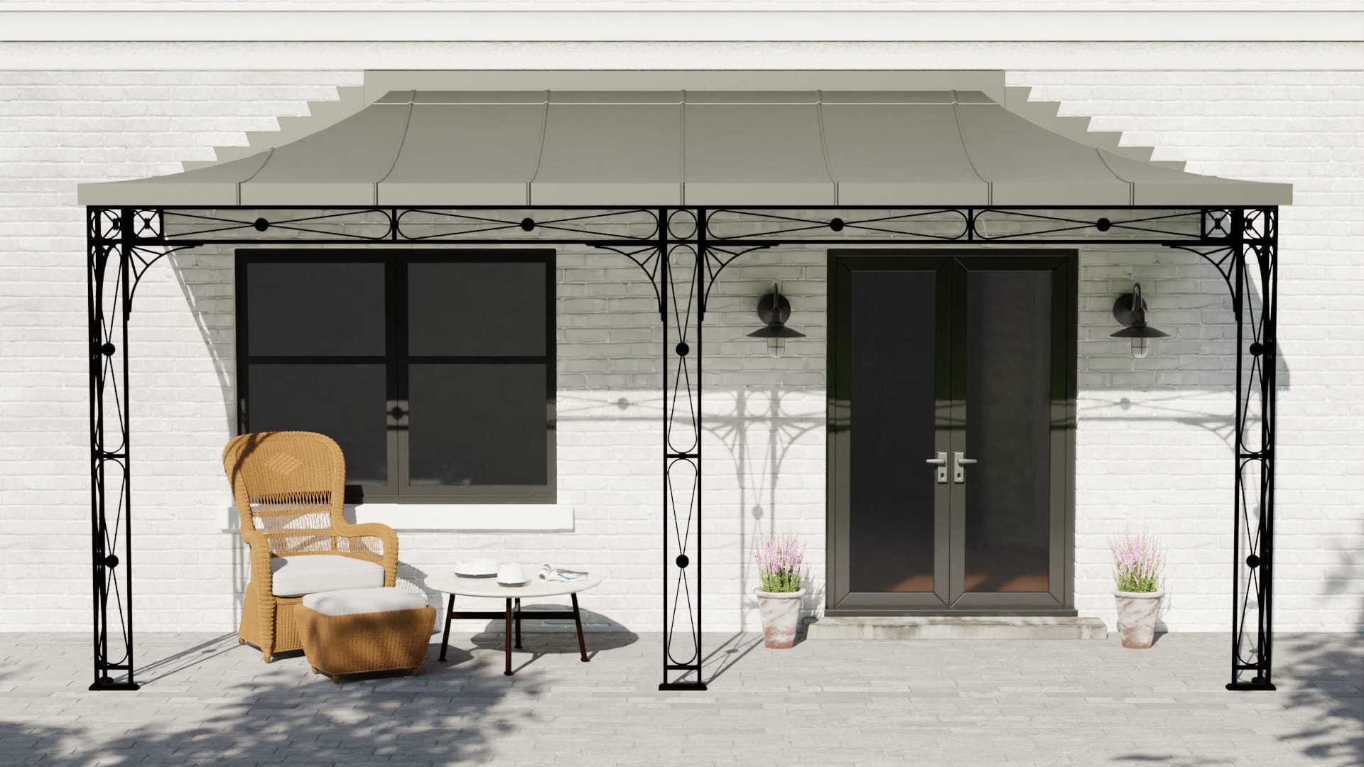 Henley Metal Veranda Short Front Henley Metal Veranda Short Front