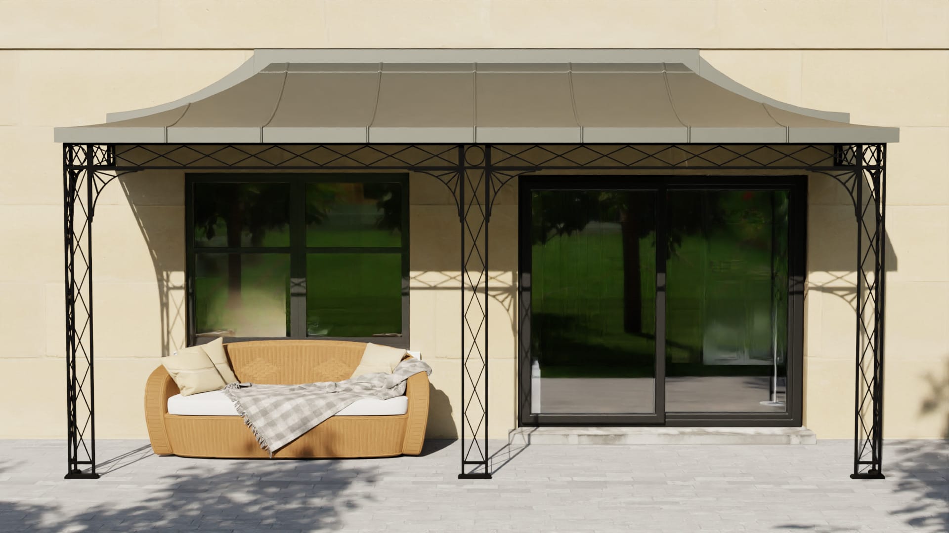 Regency Light Metal Veranda Short Front Regency Light Metal Veranda Short Front
