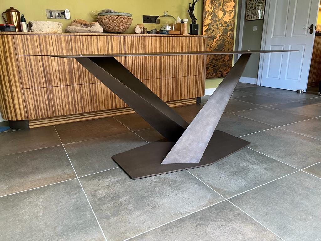 Contemporary Bronze Table Contemporary Bronze Table