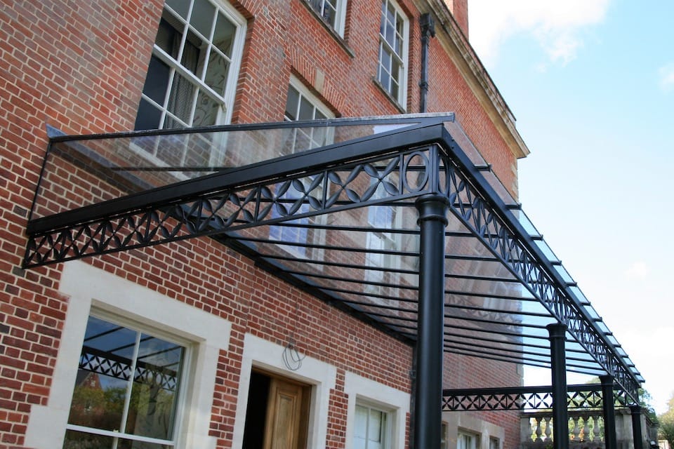 Metal Glass and Metal Veranda