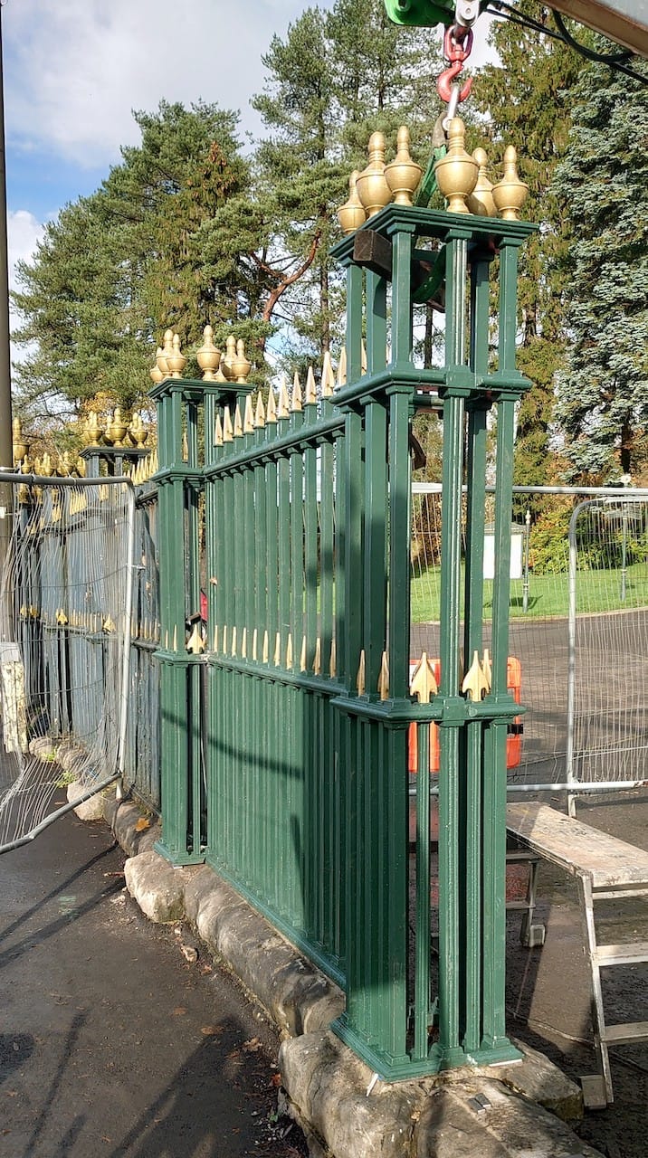 Repair of cast iron gates Repair of cast iron gates