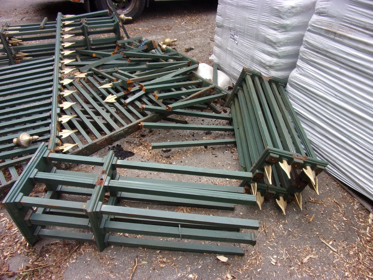 Wrought Iron Gate Overthrows Repair and Restoration Wrought Iron Gate Overthrows Repair and Restoration