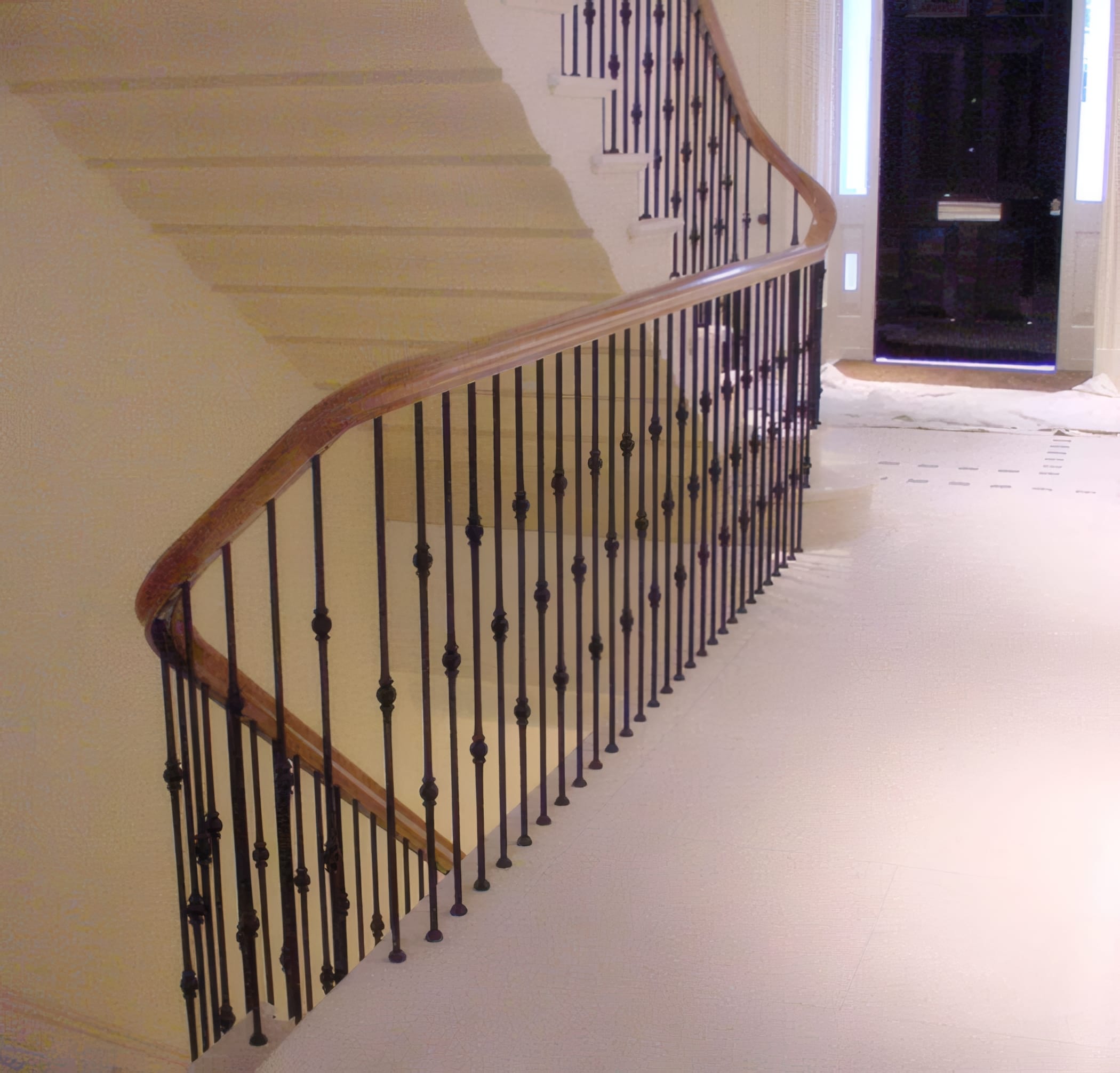 WROUGHT IRON STAIR BALUSTRADE WROUGHT IRON STAIR BALUSTRADE