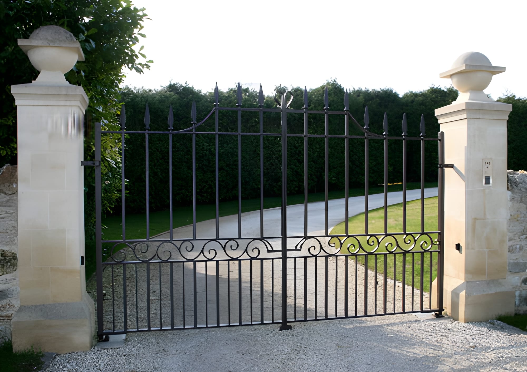 Genuine Wrought Iron Gates Genuine Wrought Iron Gates