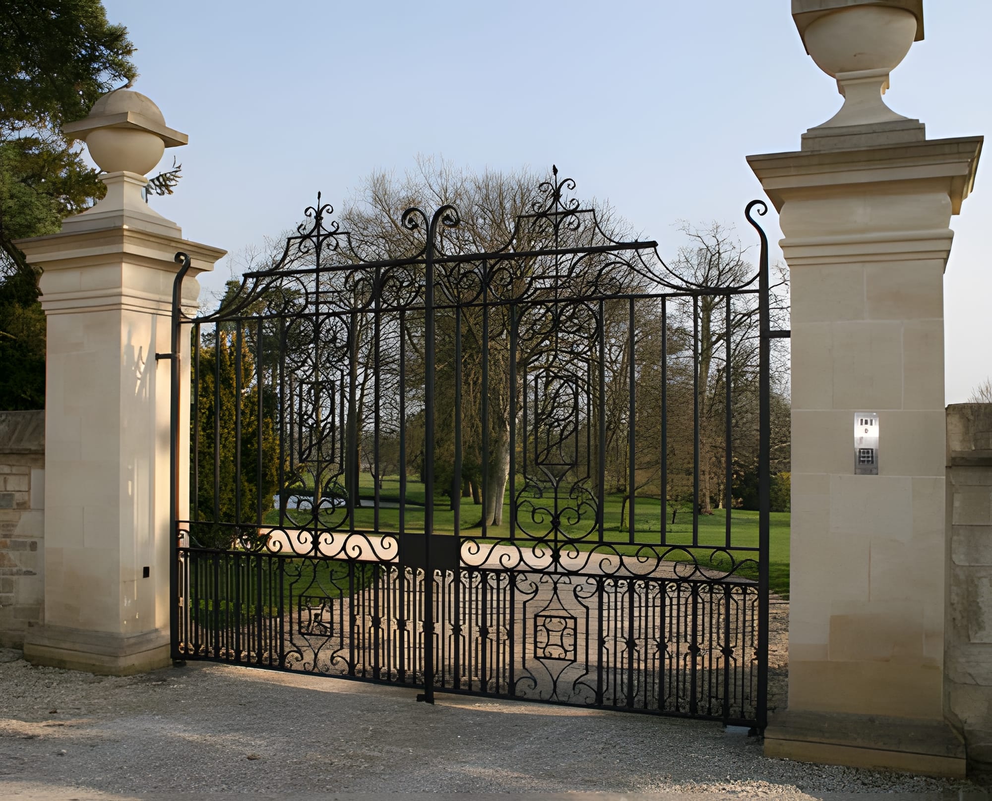 Genuine Wrought Iron Gates Genuine Wrought Iron Gates